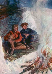 Encamped in the Snow